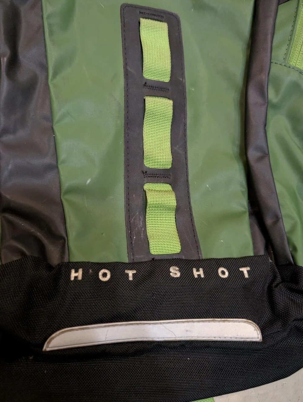 The North Face Green and Black Hot Shot Backpack Daypack
